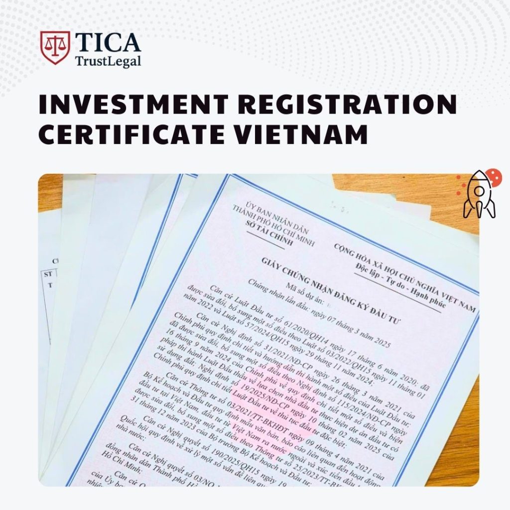 Investment Registration Certificate Vietnam